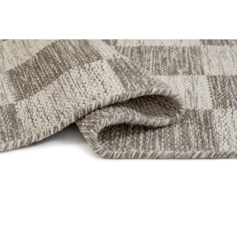 Ullmatta Chessie Kvadrat - 250x250 cm, Grå - Textil & mattor - Mattor - Modern matta - Ullmatta