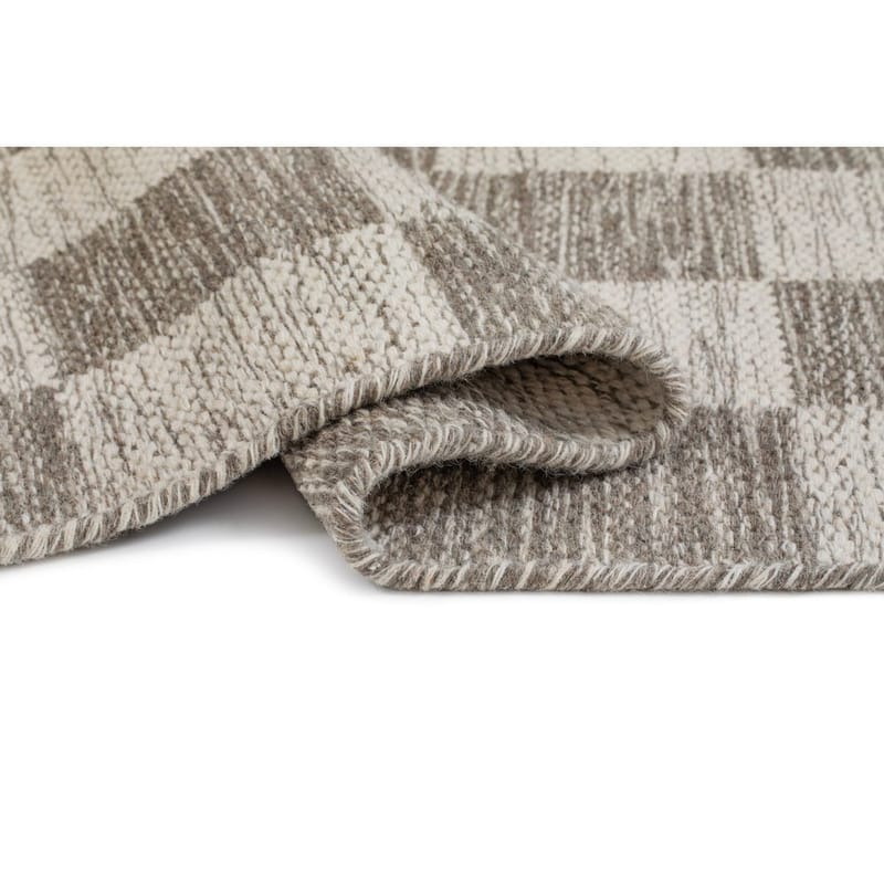 Ullmatta Chessie Kvadrat - 250x250 cm, Grå - Textil & mattor - Mattor - Modern matta - Ullmatta