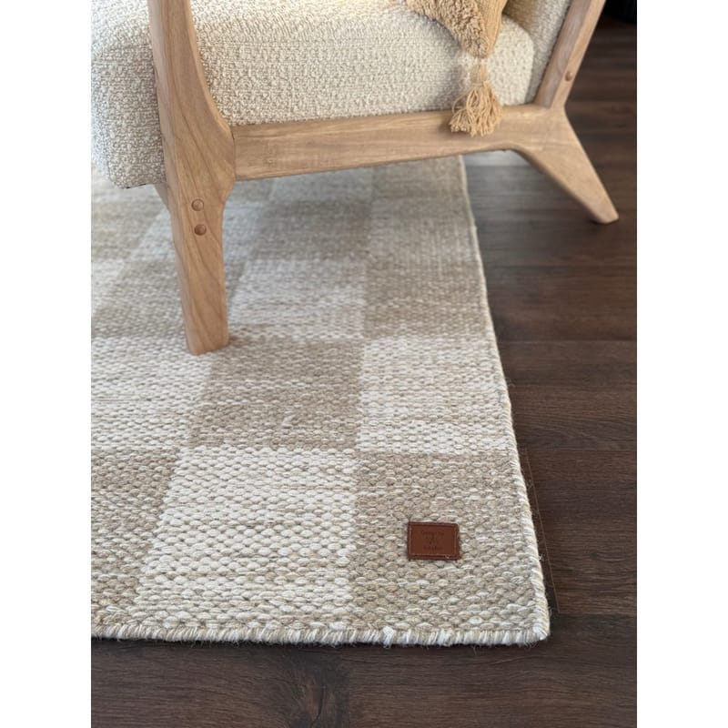 Ullmatta Chessie Kvadrat - 250x250 cm, Linne - Textil & mattor - Mattor - Modern matta - Ullmatta