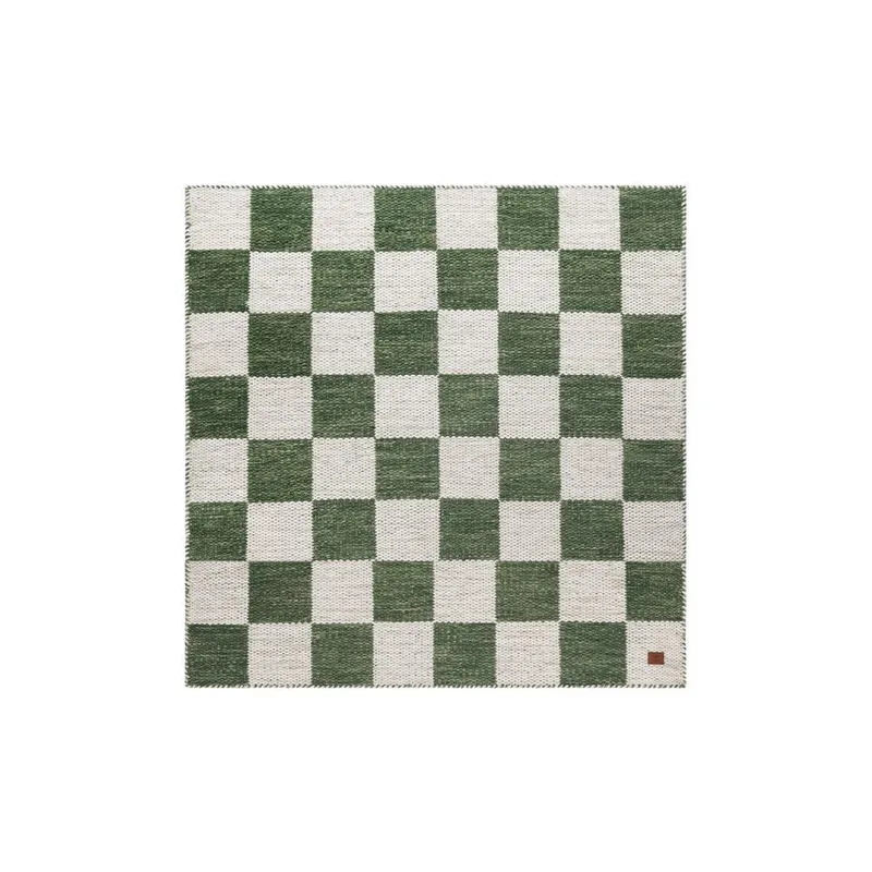 Ullmatta Chessie Kvadrat - 250x250 cm, Smaragdgrön - Textil & mattor - Mattor - Modern matta - Ullmatta