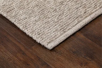 Dalarö Ullmatta 160x230 cm Rektangulär - Beige - Textil & mattor - Mattor - Modern matta - Ullmatta
