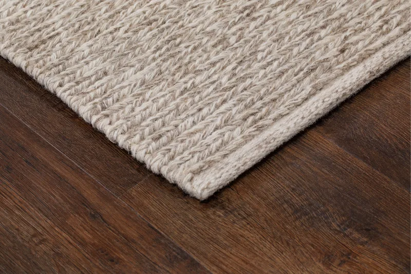 Dalarö Ullmatta 160x230 cm Rektangulär - Beige - Textil & mattor - Mattor - Modern matta - Ullmatta