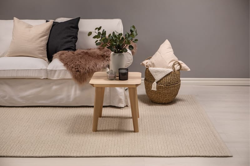 Dalarö Ullmatta 200x300 cm - Vit - Textil & mattor - Mattor - Modern matta - Ullmatta