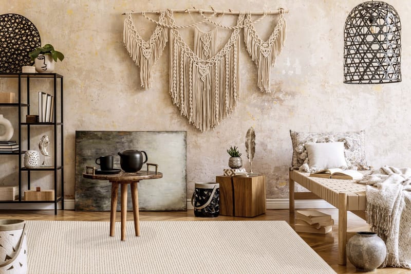 Dalarö Ullmatta 200x300 cm - Vit - Textil & mattor - Mattor - Modern matta - Ullmatta