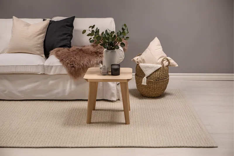 Dalarö Ullmatta 200x300 cm - Vit - Textil & mattor - Mattor - Modern matta - Ullmatta