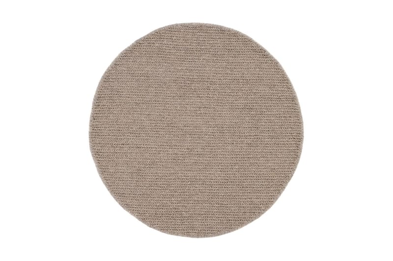 Dalarö Ullmatta 240 cm Rund - Linne - Textil & mattor - Mattor - Modern matta - Ullmatta