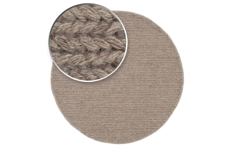Dalarö Ullmatta 300 cm Rund - Linne - Textil & mattor - Mattor - Modern matta - Ullmatta