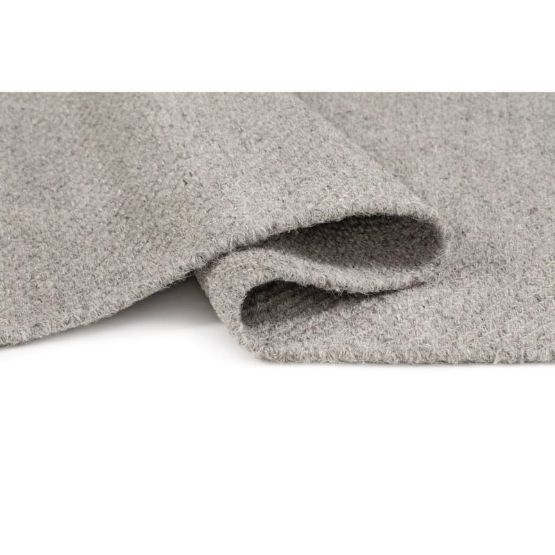 Ullmatta Ekeby Kvadrat - 200x200 cm, Grå - Textil & mattor - Mattor - Modern matta - Ullmatta
