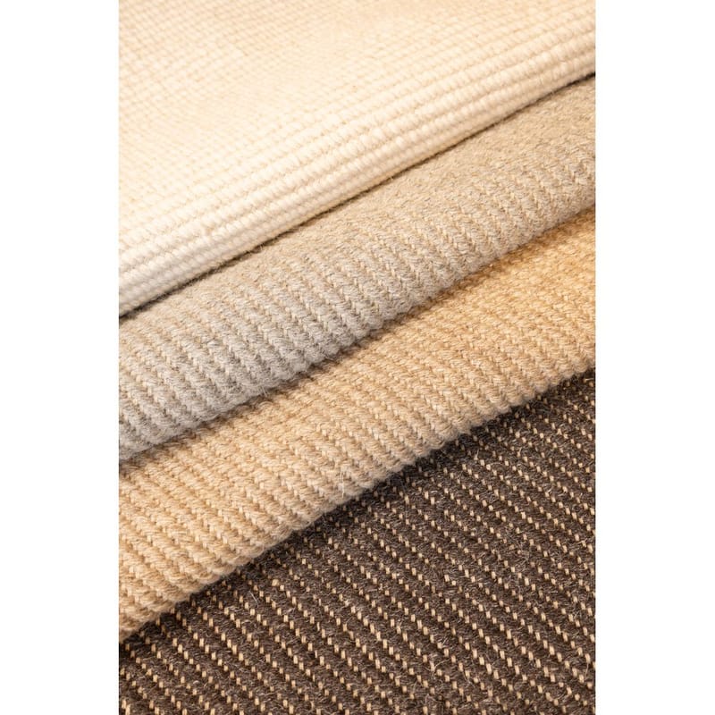Ullmatta Ekeby Kvadrat - 200x200 cm, Vit - Textil & mattor - Mattor - Modern matta - Ullmatta