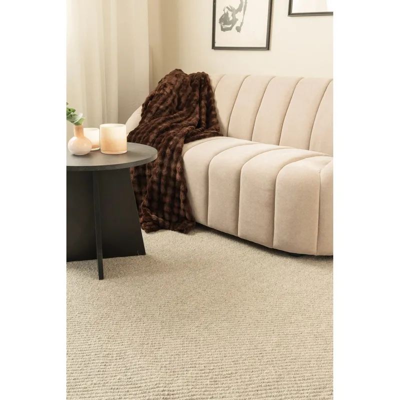 Ullmatta Ekeby Kvadrat - 240x240 cm, Grå - Textil & mattor - Mattor - Modern matta - Ullmatta