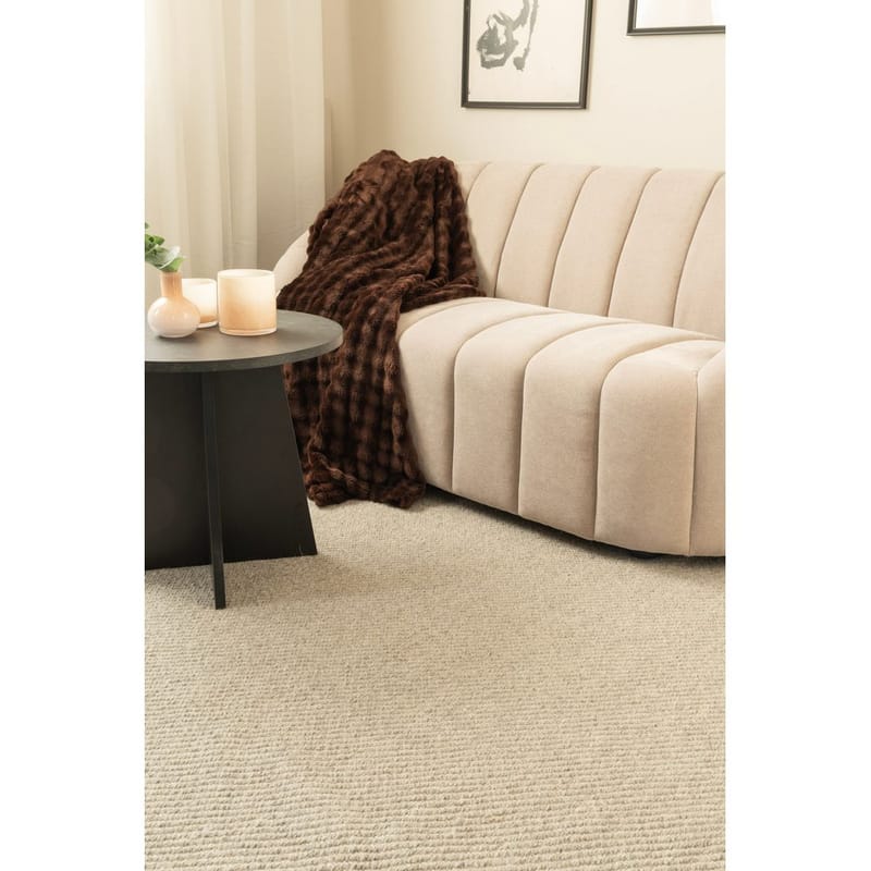 Ullmatta Ekeby Kvadrat - 240x240 cm, Grå - Textil & mattor - Mattor - Modern matta - Ullmatta