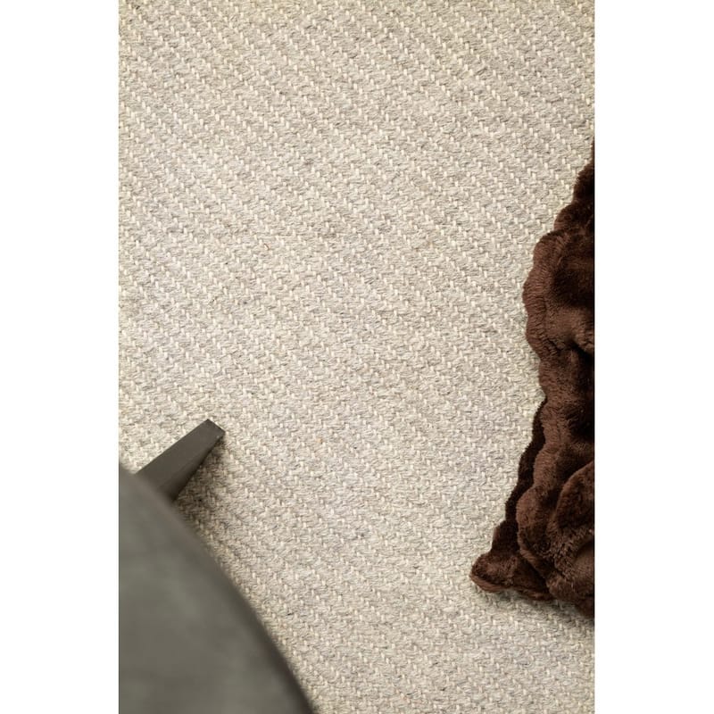 Ullmatta Ekeby Kvadrat - 240x240 cm, Grå - Textil & mattor - Mattor - Modern matta - Ullmatta