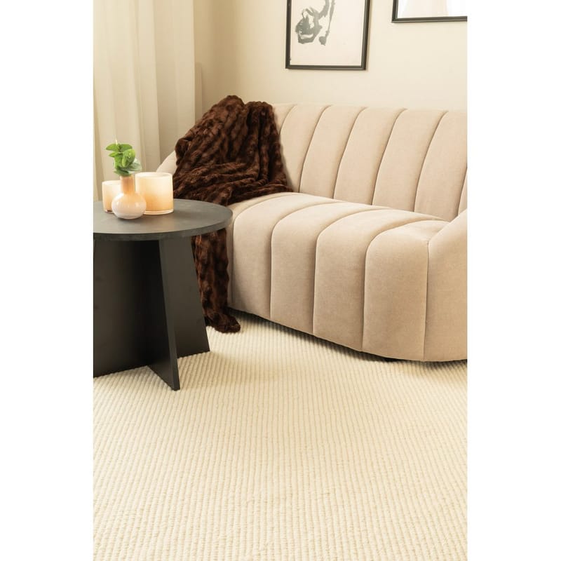 Ullmatta Ekeby Kvadrat - 240x240 cm, Vit - Textil & mattor - Mattor - Modern matta - Ullmatta