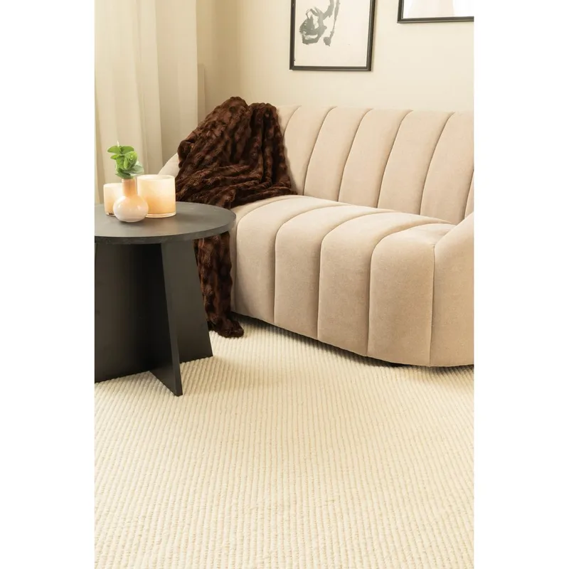 Ullmatta Ekeby Kvadrat - 240x240 cm, Vit - Textil & mattor - Mattor - Modern matta - Ullmatta