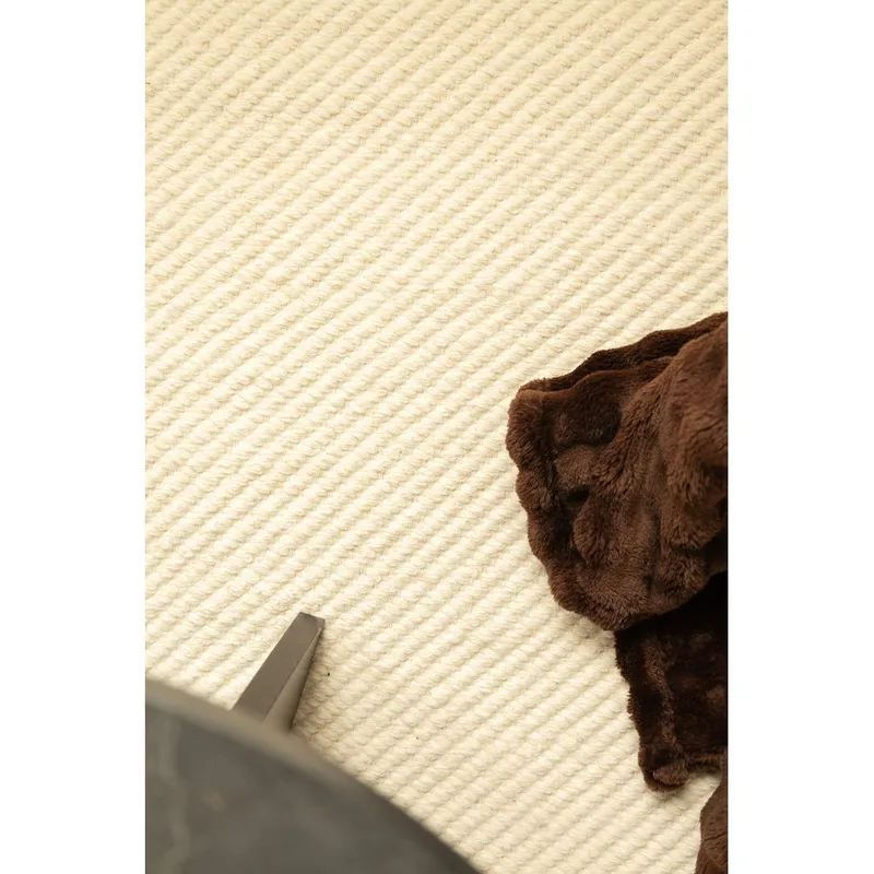 Ekeby Matta 160x230 cm - Vit - Textil & mattor - Mattor - Modern matta - Ullmatta