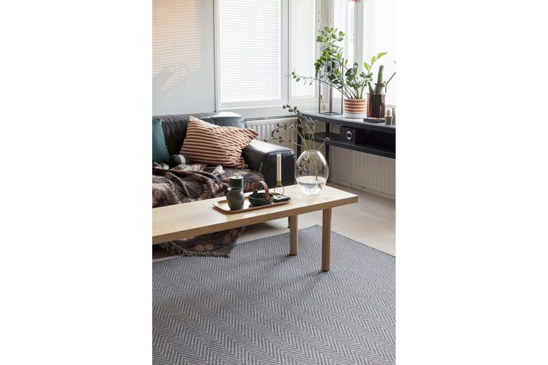 Elsa Matta Rund 133 cm Grå - Vm Carpet - Textil & mattor - Mattor - Modern matta - Ullmatta