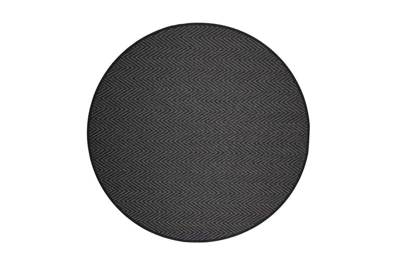 Elsa Matta Rund 133 cm Svart - Vm Carpet - Textil & mattor - Mattor - Modern matta - Ullmatta