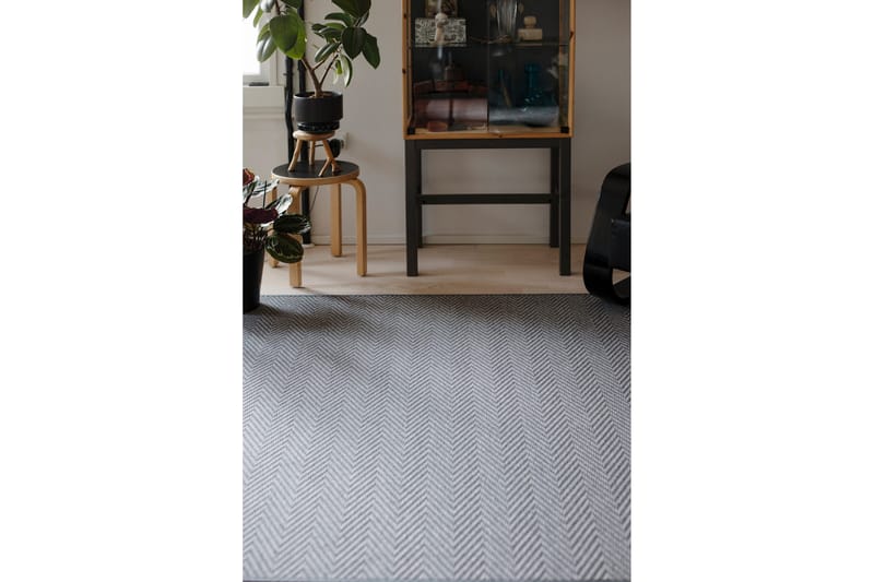 Elsa Matta Rund 160 cm Grå - Vm Carpet - Textil & mattor - Mattor - Modern matta - Ullmatta
