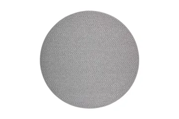Elsa Matta Rund 160 cm Grå