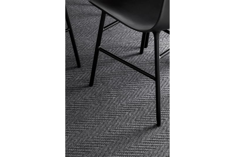 Elsa Matta Rund 160 cm Svart - Vm Carpet - Ullmatta