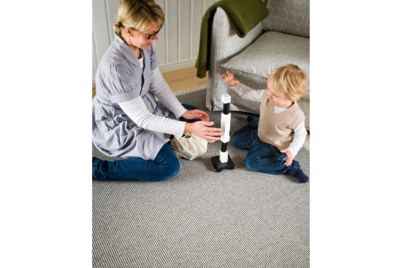 Esmeralda Matta 80x150 cm Grå - Vm Carpet - Textil & mattor - Mattor - Modern matta - Ullmatta