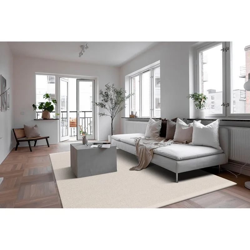 Ullmatta Gotti - 140x200 cm, White - Textil & mattor - Mattor - Modern matta - Ullmatta