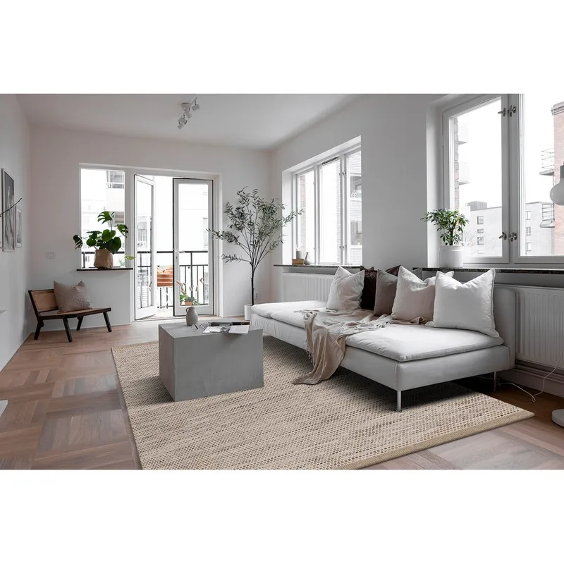 Ullmatta Gotti - 160x230 cm, Nature - Textil & mattor - Mattor - Modern matta - Ullmatta