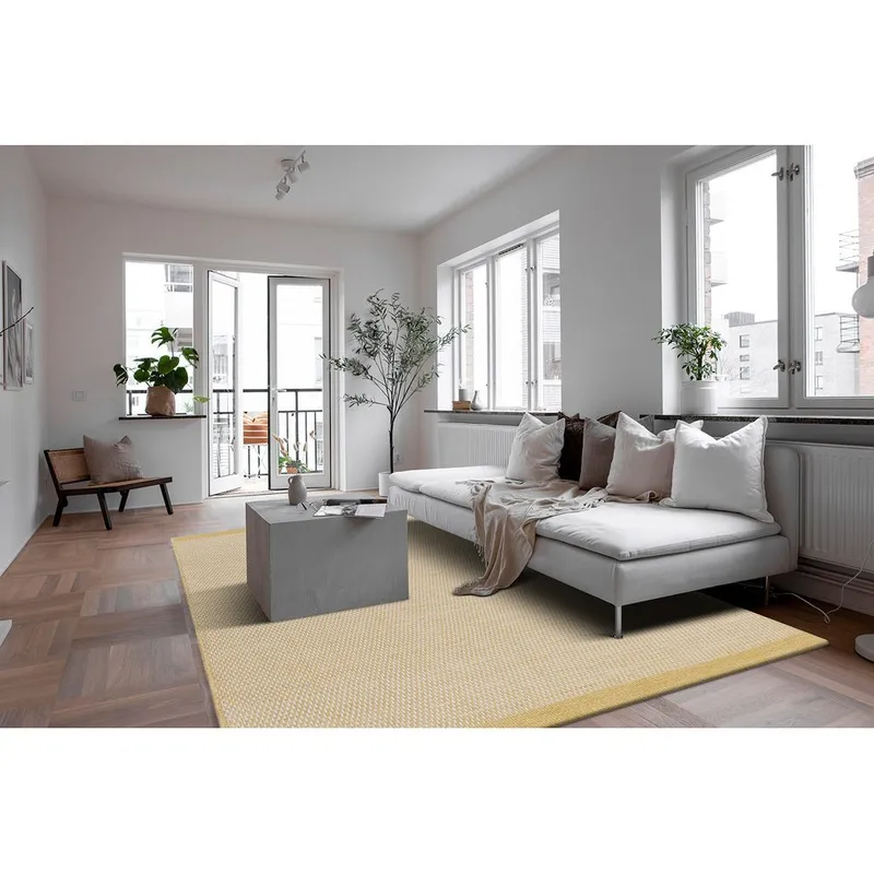 Ullmatta Gotti - 160x230 cm, Yellow - Textil & mattor - Mattor - Modern matta - Ullmatta