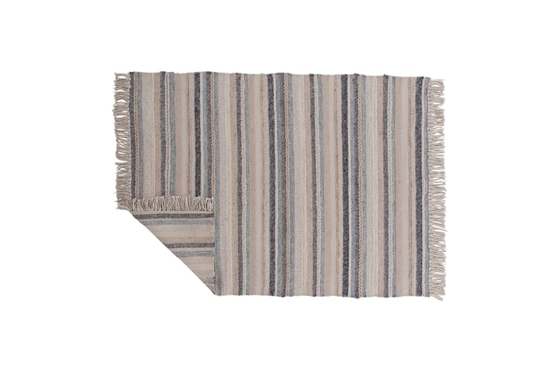 Gudha Ullmatta 170x240 cm - Beige/Blå - Textil & mattor - Mattor - Modern matta - Ullmatta