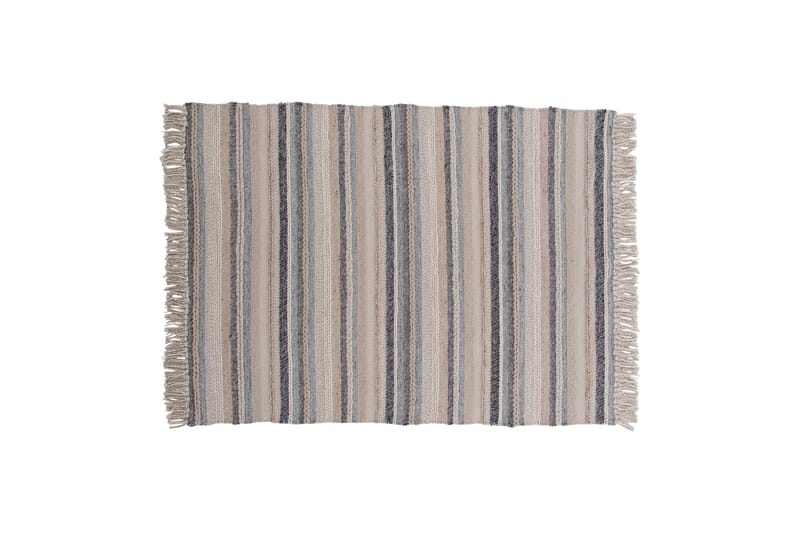 Gudha Ullmatta 170x240 cm - Beige/Blå - Textil & mattor - Mattor - Modern matta - Ullmatta