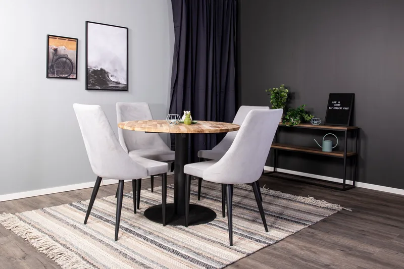 Gudha Ullmatta 170x240 cm - Beige/Blå - Textil & mattor - Mattor - Modern matta - Ullmatta