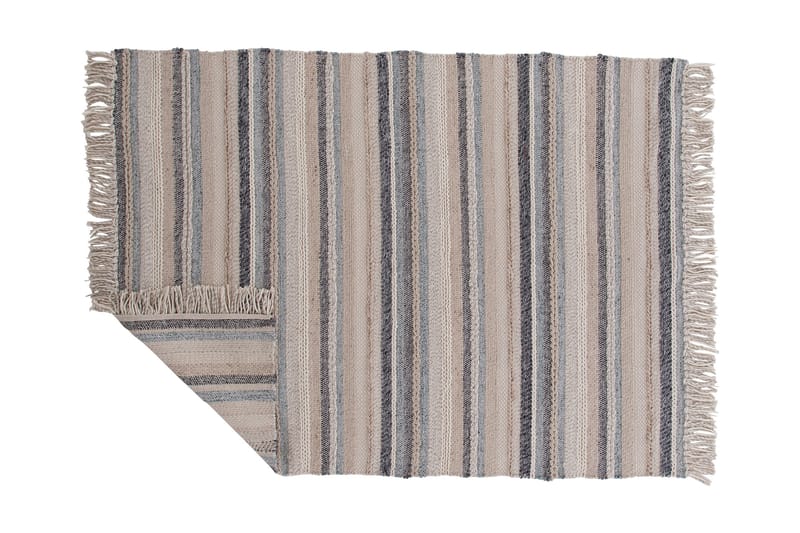 Gudha Ullmatta 170x240 cm - Beige/Blå - Textil & mattor - Mattor - Modern matta - Ullmatta