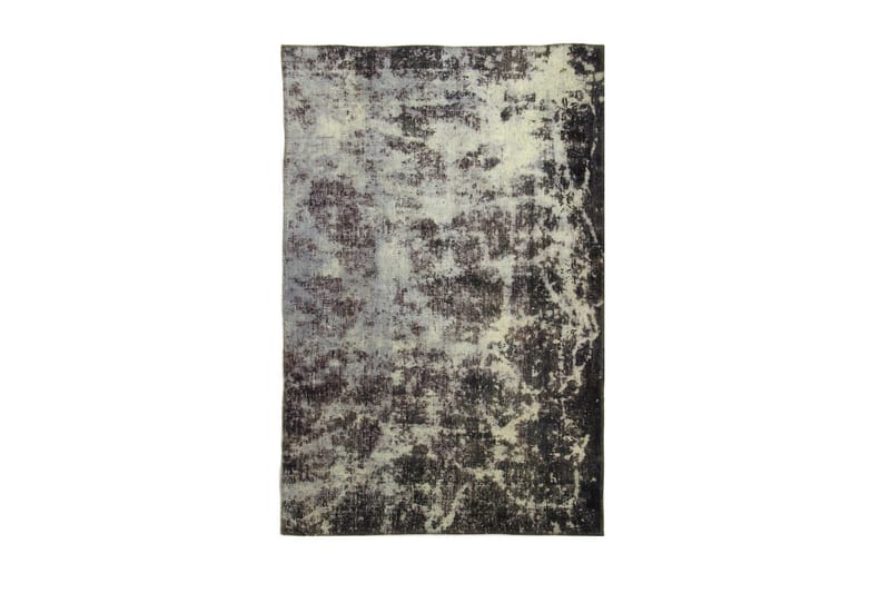 Handknuten Vintage Matta Ull Grå/Mörkgrön 115x179cm - Textil & mattor - Mattor - Modern matta - Ullmatta