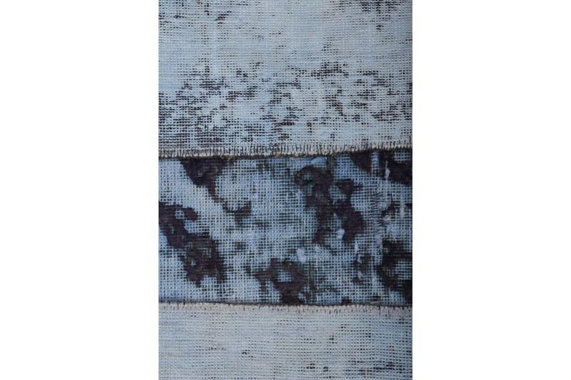 Handknuten Vintage Matta Ull Mörkblå 136x192cm - Ullmatta - Handvävda mattor