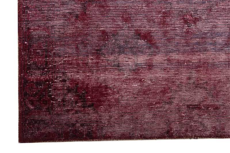 Handknuten Vintage Matta Ull Röd 108x197cm - Ullmatta - Handvävda mattor