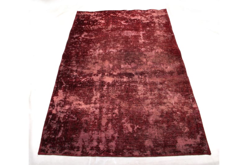 Handknuten Vintage Matta Ull Röd 115x185cm - Ullmatta - Handvävda mattor