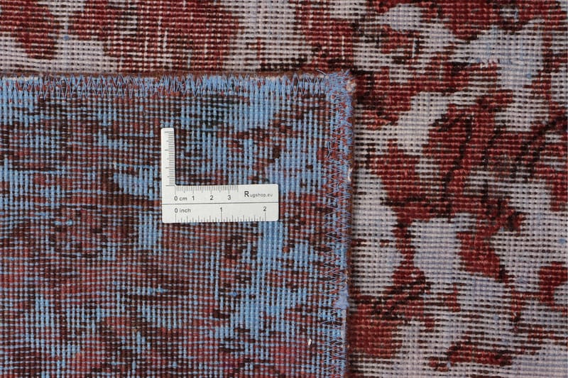 Handknuten Vintage Matta Ull Röd 130x206cm - Ullmatta - Handvävda mattor