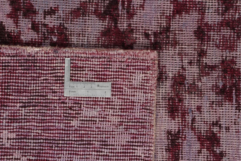 Handknuten Vintage Matta Ull Rosa/Röd 137x194cm - Ullmatta - Handvävda mattor