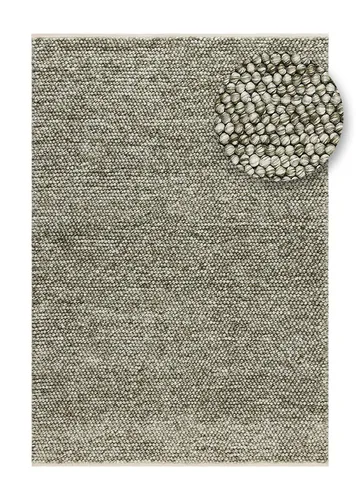 Handvävd Matta Bubble 140x200 cm - Olivgrön - Textil & mattor - Mattor - Modern matta - Ullmatta