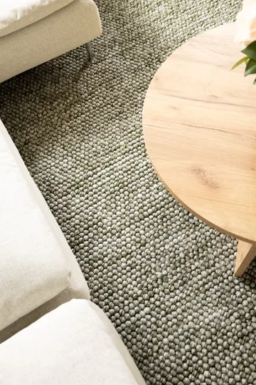 Handvävd Matta Bubble 140x200 cm - Olivgrön - Textil & mattor - Mattor - Modern matta - Ullmatta