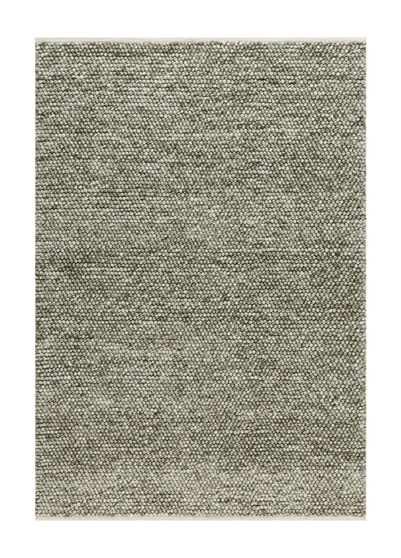 Handvävd Matta Bubble 140x200 cm, Olivgrön