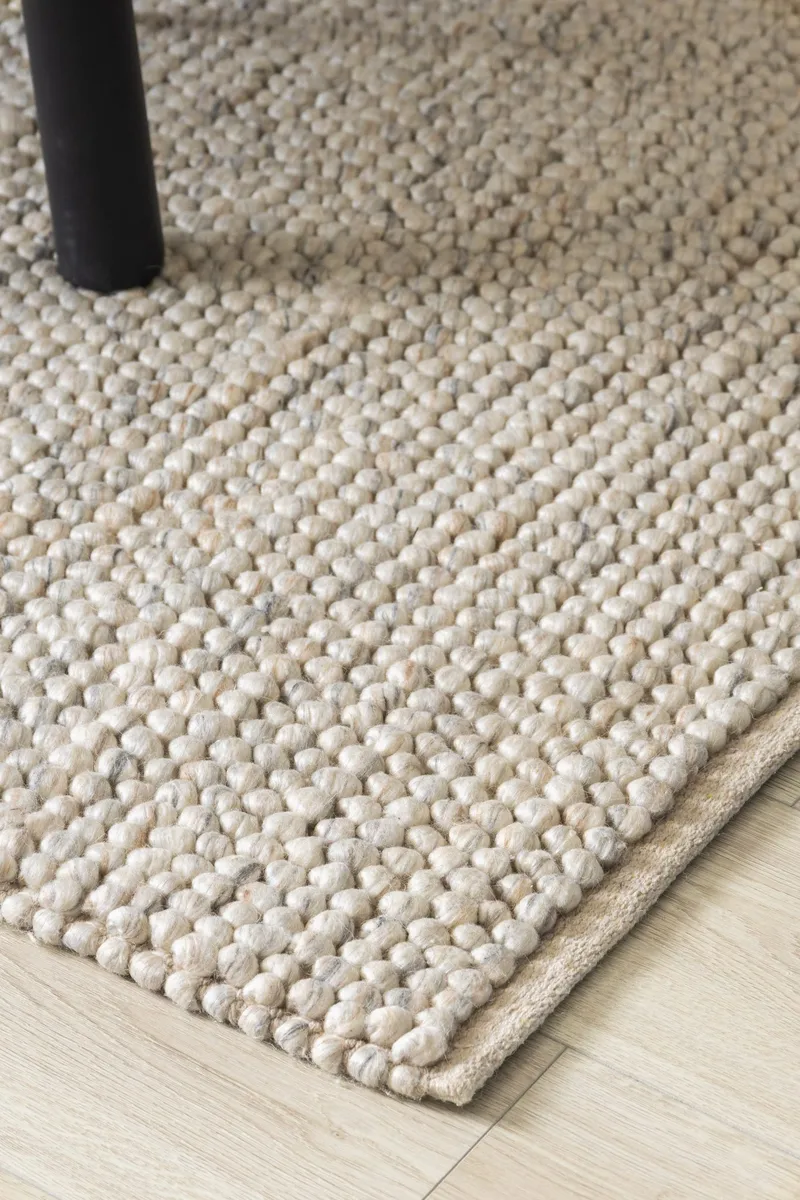 Handvävd Matta Bubble 300x400 cm - Sand - Textil & mattor - Mattor - Modern matta - Ullmatta