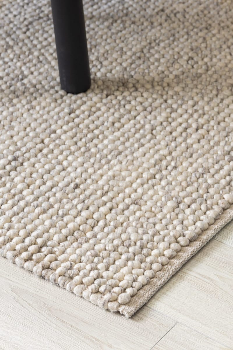 Handvävd Matta Bubble 75x150 cm - ivory melange - Textil & mattor - Mattor - Modern matta - Ullmatta