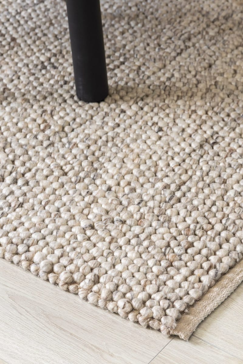 Handvävd Matta Bubble 75x150 cm - Linne - Textil & mattor - Mattor - Modern matta - Ullmatta