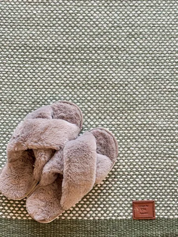 Handvävd Matta Sandhamn 140x200 cm - Smaragdgrön - Textil & mattor - Mattor - Modern matta - Ullmatta