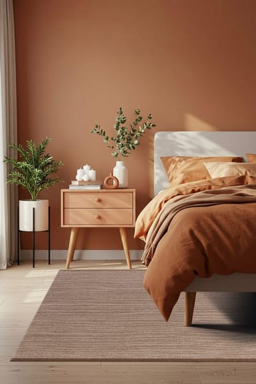 Handvävd Matta Sandhamn 300x400 cm - Mörklinne - Textil & mattor - Mattor - Modern matta - Ullmatta