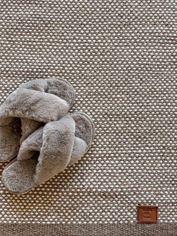 Handvävd Matta Sandhamn 300x400 cm - Mörklinne - Textil & mattor - Mattor - Modern matta - Ullmatta