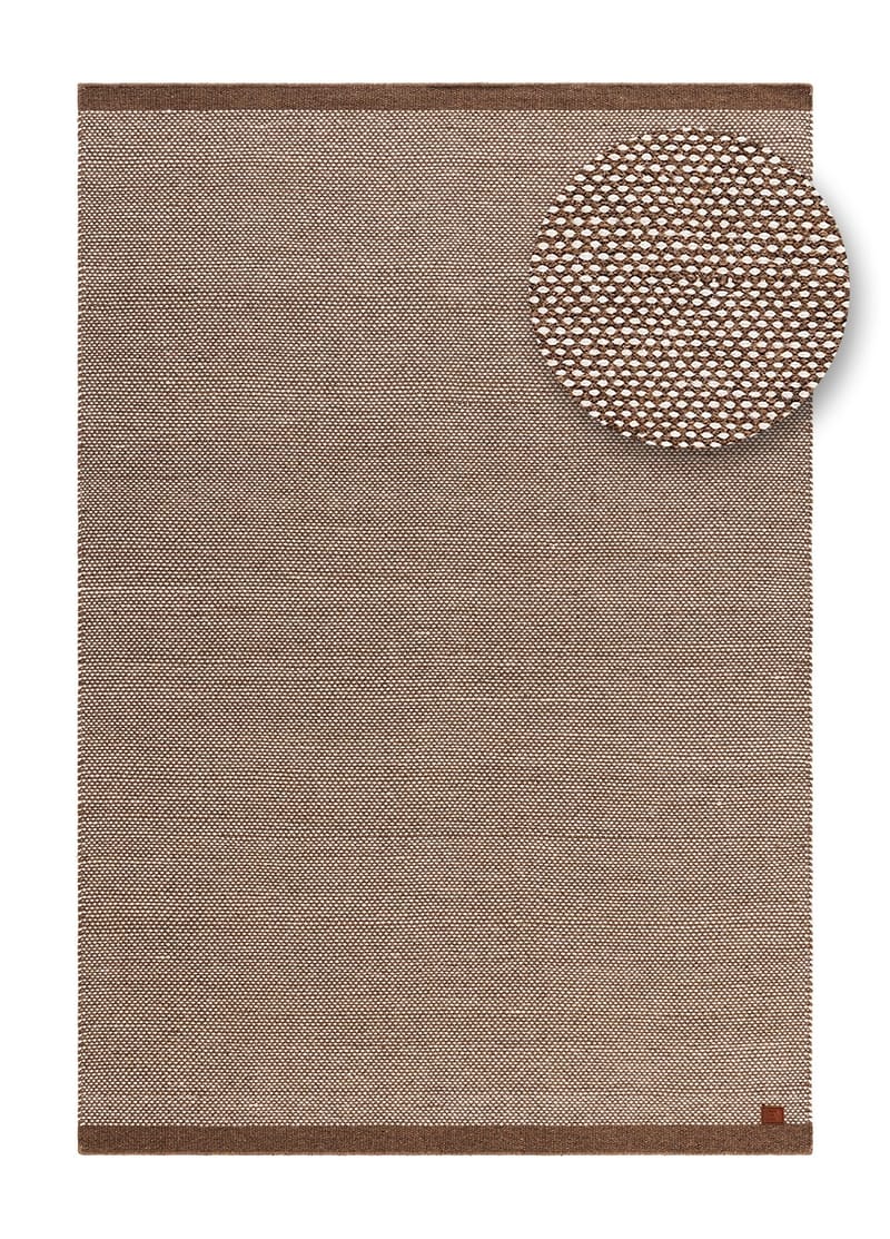Handvävd Matta Sandhamn 300x400 cm - Mörklinne - Textil & mattor - Mattor - Modern matta - Ullmatta
