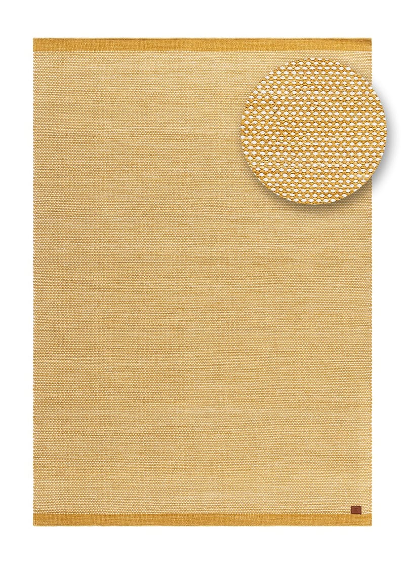 Handvävd Matta Sandhamn 300x400 cm - Ockragul - Textil & mattor - Mattor - Modern matta - Ullmatta