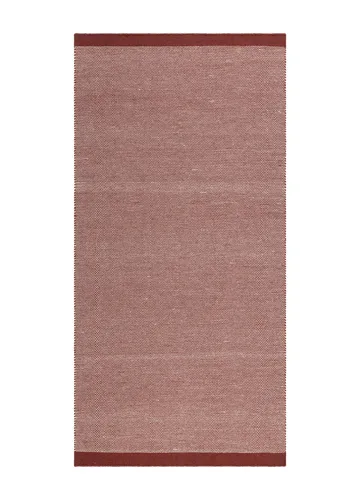 Handvävd Matta Sandhamn 75x150 cm - Marsala - Textil & mattor - Mattor - Modern matta - Ullmatta